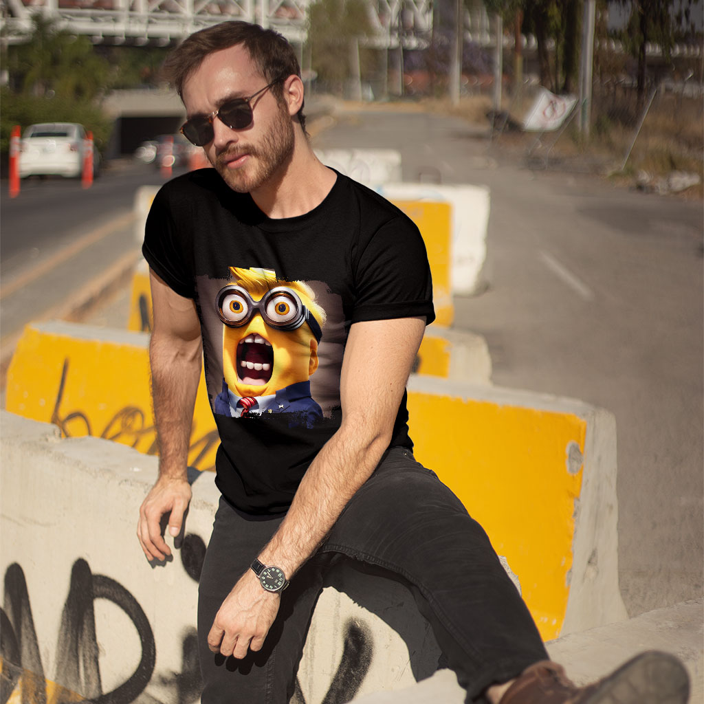 President Viscose T-Shirt - Funny T-Shirt - Printed Tee Shirt Clothing T-Shirts Color : Black|Dark Gray|White 