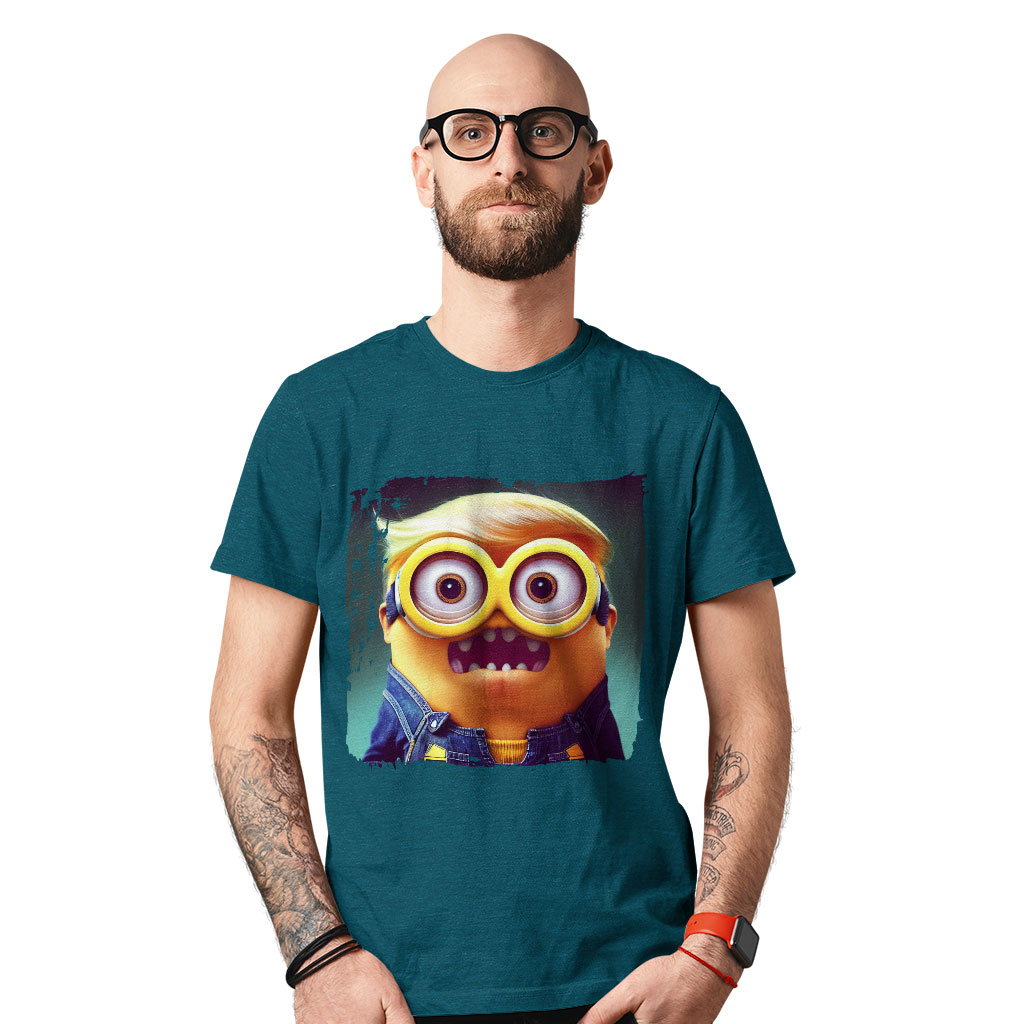 Colorful Printed Heather T-Shirt - Funny T-Shirt - Graphic Tee Shirt Clothing T-Shirts Color : Heather Deep Teal|Heather Kelly|Heather Yellow Gold 
