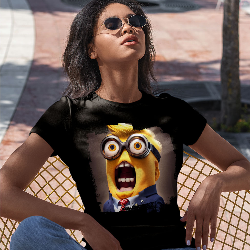 President Women's T-Shirt - Funny T-Shirt - Printed Tee Shirt Clothing T-Shirts Color : Black|Dusty Blue|White 
