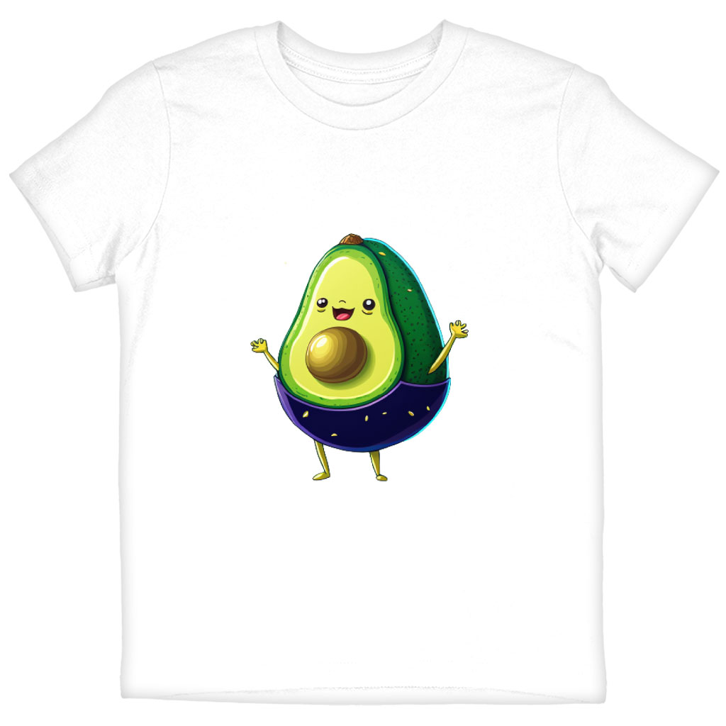 Cool Trendy Kids' T-Shirt - Cute Avocado T-Shirt - Cute Kawaii Tee Shirt for Kids Clothing Kids' Clothing T-Shirts Color : Black|Natural|White 