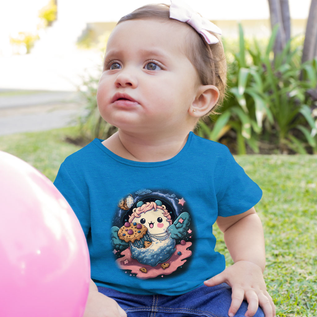 Cookies Baby Jersey T-Shirt - Best Graphic Baby T-Shirt - Cute Kawaii T-Shirt for Babies Clothing Kids' Clothing T-Shirts Color : Athletic Heather|Heather Columbia Blue|White 