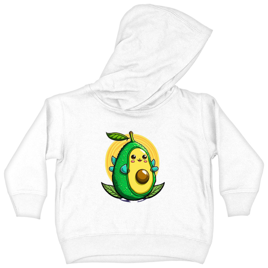 Avocado Toddler Hoodie - Funny Toddler Hooded Sweatshirt - Cute Art Kids' Hoodie Clothing Hoodies Kids' Clothing Color : Black|Kelly|White 