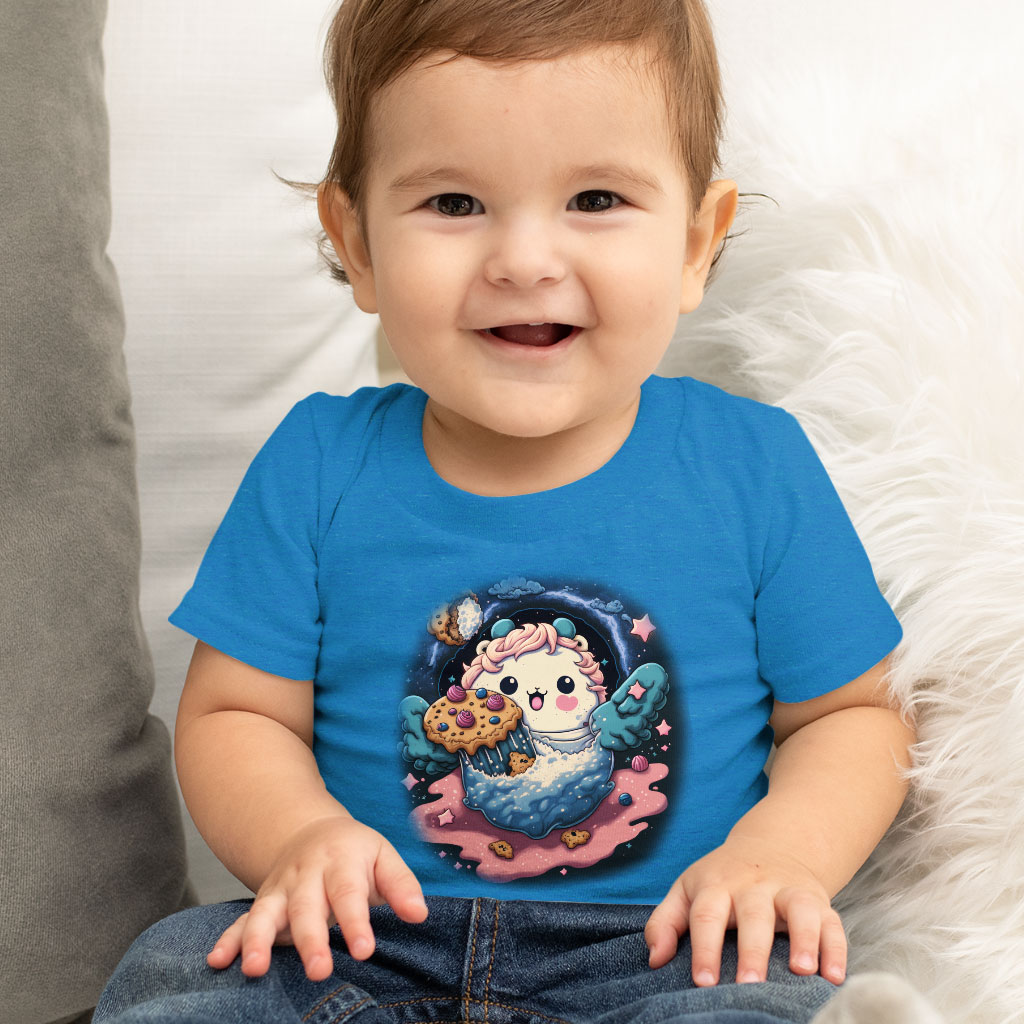 Cookies Baby Jersey T-Shirt - Best Graphic Baby T-Shirt - Cute Kawaii T-Shirt for Babies Clothing Kids' Clothing T-Shirts Color : Athletic Heather|Heather Columbia Blue|White 