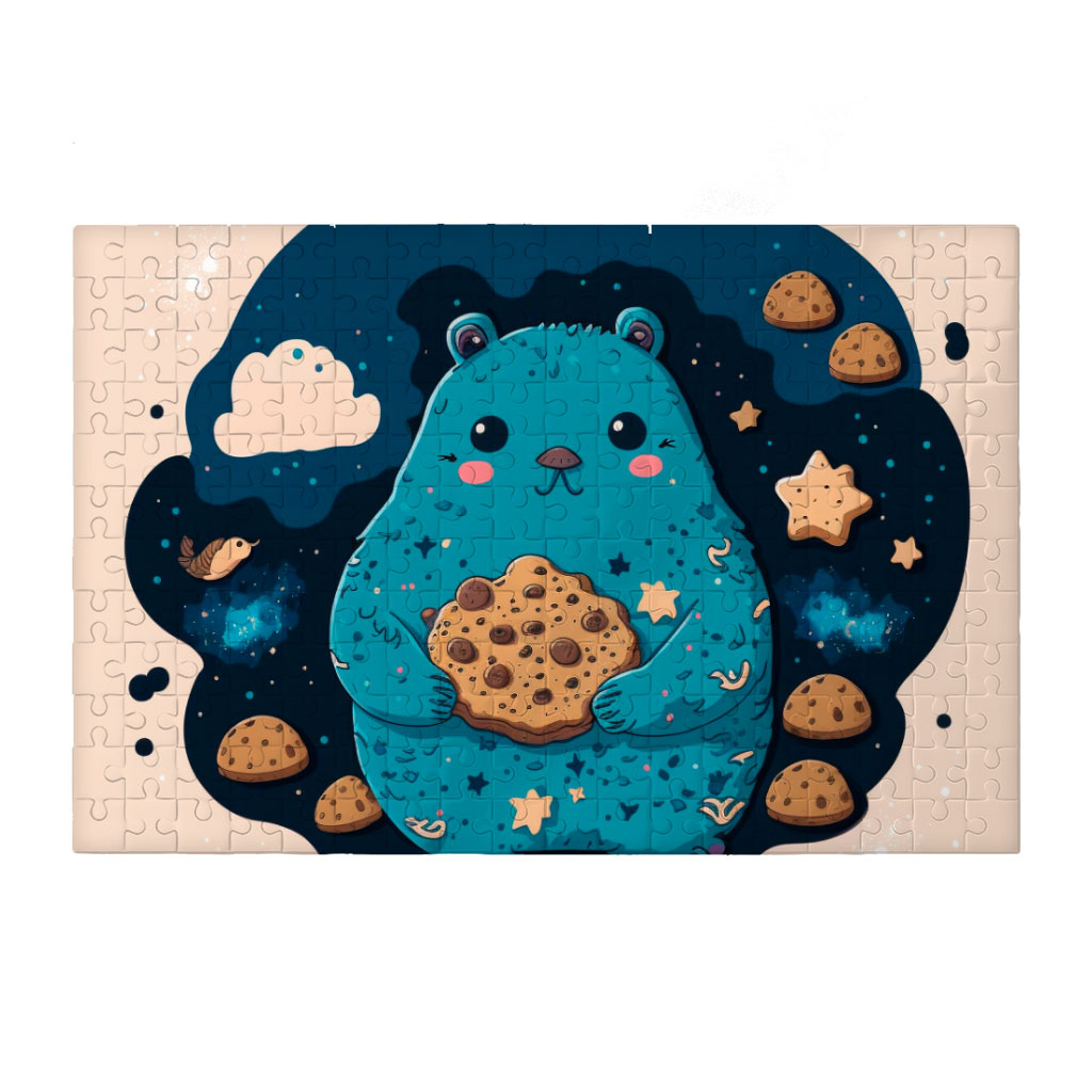 Bear Design Puzzles - Space Jigsaw Puzzle - Trendy Puzzles Kids & Babies Puzzles Toys & Games  
