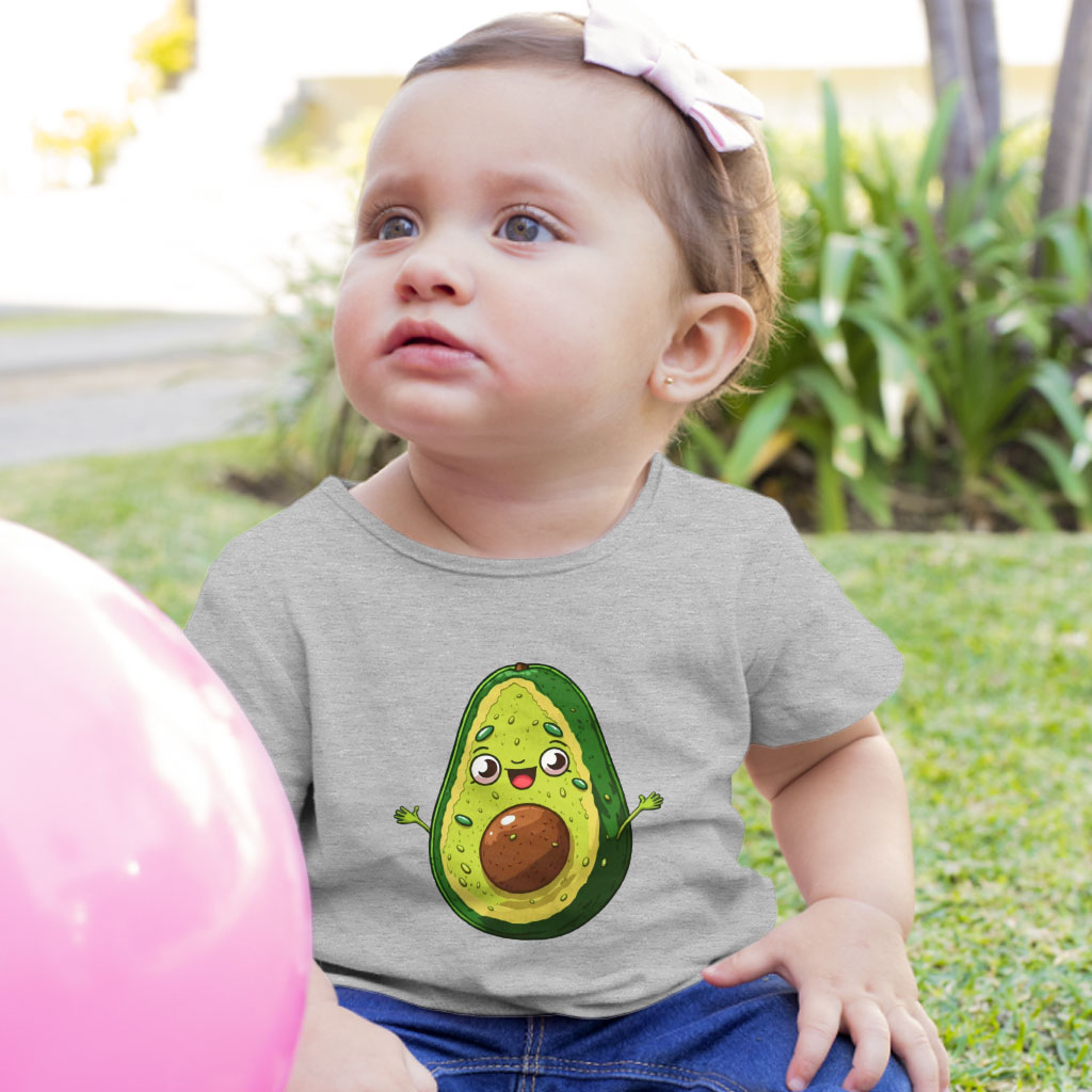 Avocado Print Baby Jersey T-Shirt - Funny Art Baby T-Shirt - Artwork T-Shirt for Babies Clothing Kids' Clothing T-Shirts Color : Athletic Heather|Heather Columbia Blue|White 
