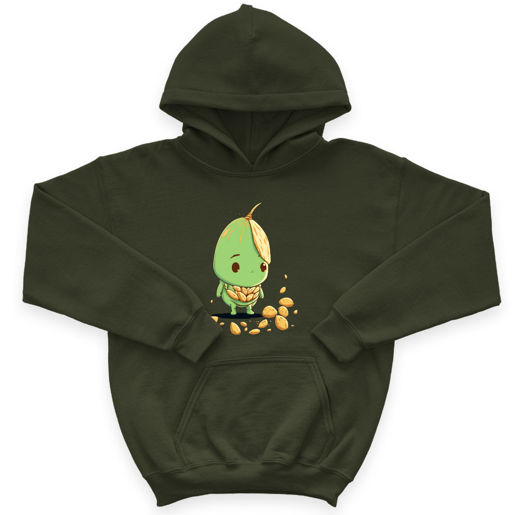 Kawaii Printing Kids' Sponge Fleece Hoodie - Funny Print Kids' Hoodie - Trendy Hoodie for Kids Clothing Hoodies Kids' Clothing Color : Athletic Heather|Black|Military Green 