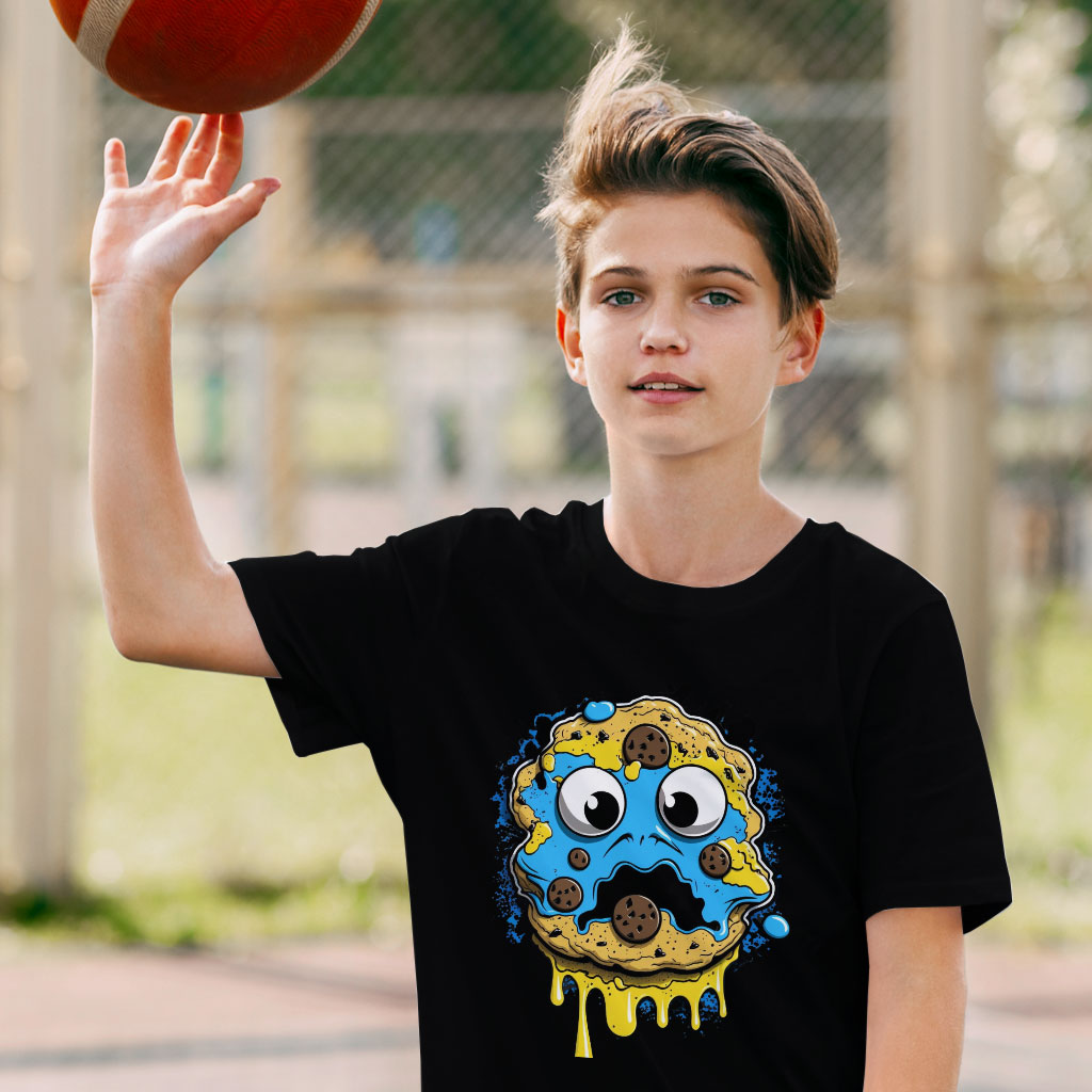 Funny Cookie Kids' T-Shirt - Best Graphic T-Shirt - Printed Tee Shirt for Kids Clothing Kids' Clothing T-Shirts Color : Black|Natural|White 