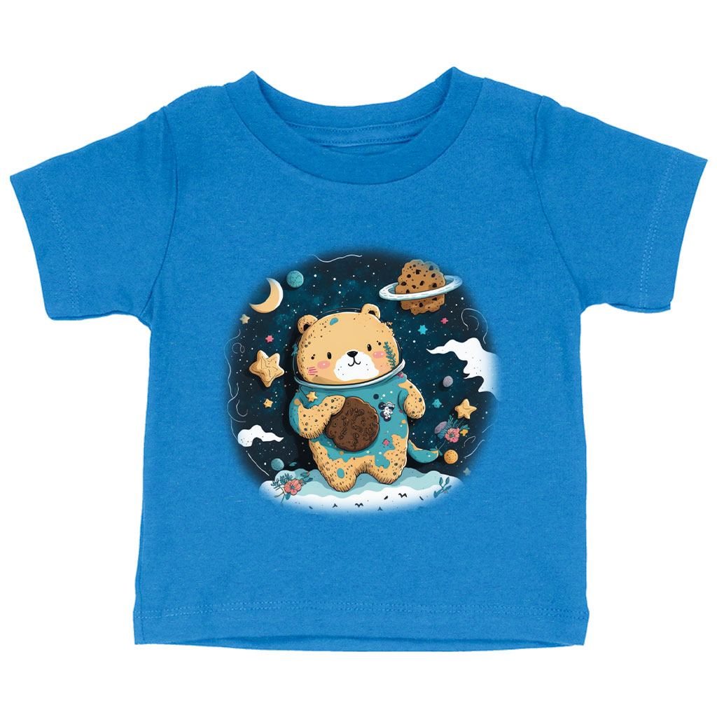 Kawaii Bear Baby Jersey T-Shirt - Animal Baby T-Shirt - Graphic T-Shirt for Babies Clothing Kids' Clothing T-Shirts Color : Athletic Heather|Heather Columbia Blue|White 
