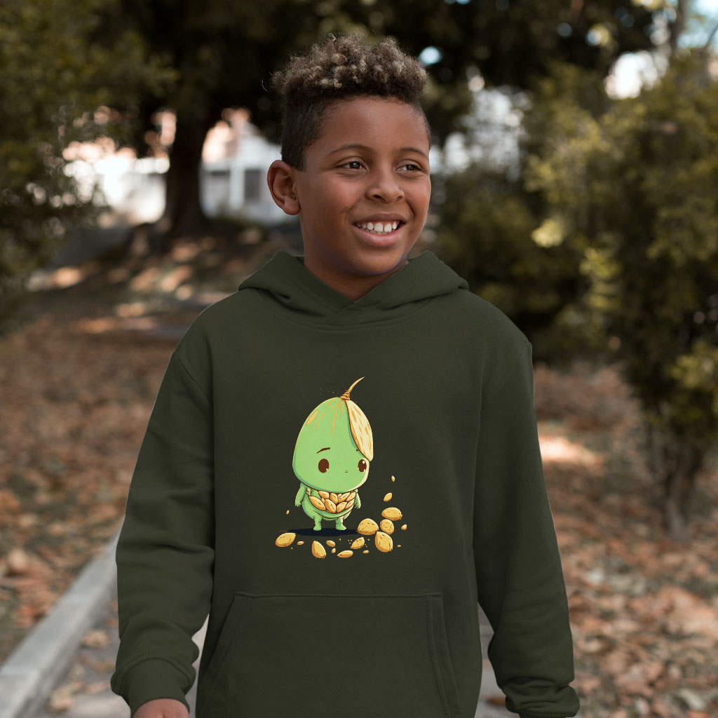 Kawaii Printing Kids' Sponge Fleece Hoodie - Funny Print Kids' Hoodie - Trendy Hoodie for Kids Clothing Hoodies Kids' Clothing Color : Athletic Heather|Black|Military Green 