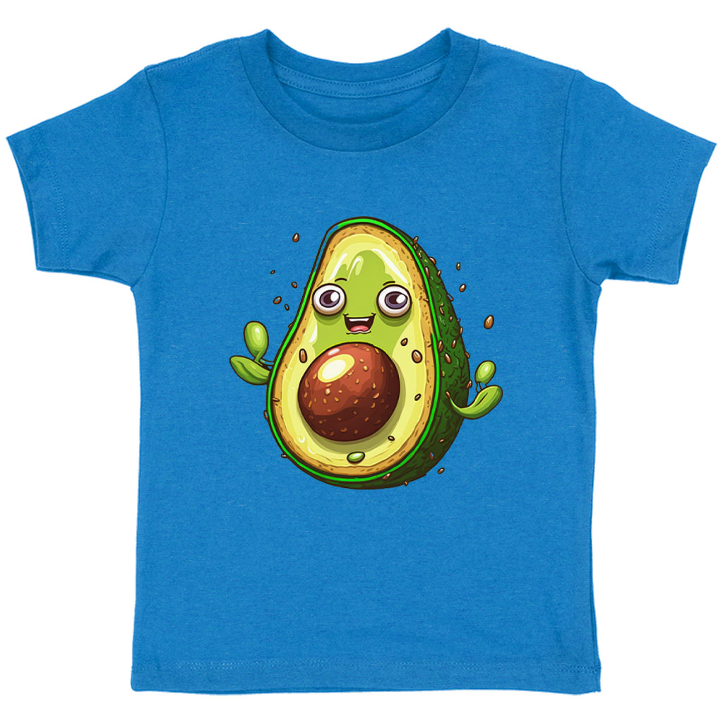 Cute Trendy Toddler T-Shirt - Avocado Print Kids' T-Shirt - Kawaii Design Tee Shirt for Toddler Clothing Kids' Clothing T-Shirts Color : Athletic Heather|Heather Columbia Blue|Heather Dust 