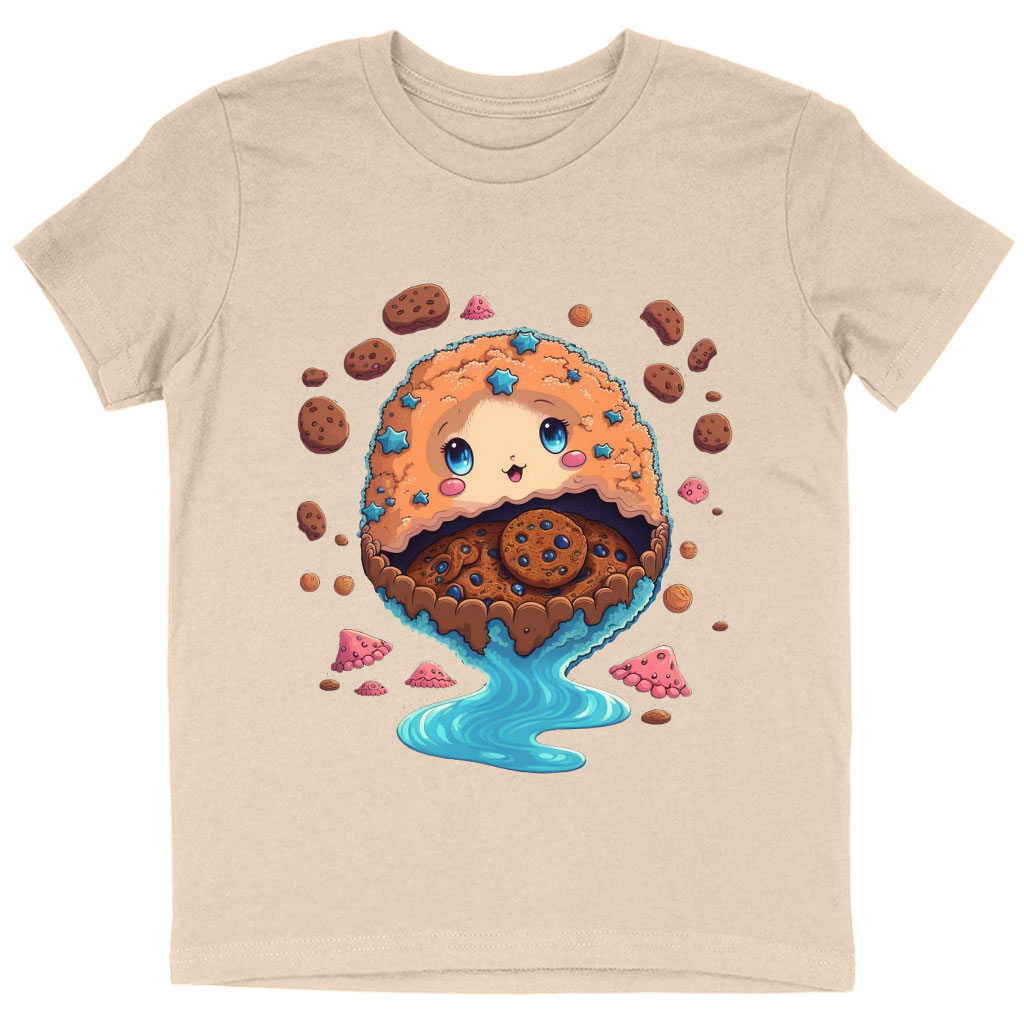 Kawaii Cookies Kids' T-Shirt - Best Design T-Shirt - Cute Tee Shirt for Kids Clothing Kids' Clothing T-Shirts Color : Black|Natural|White 