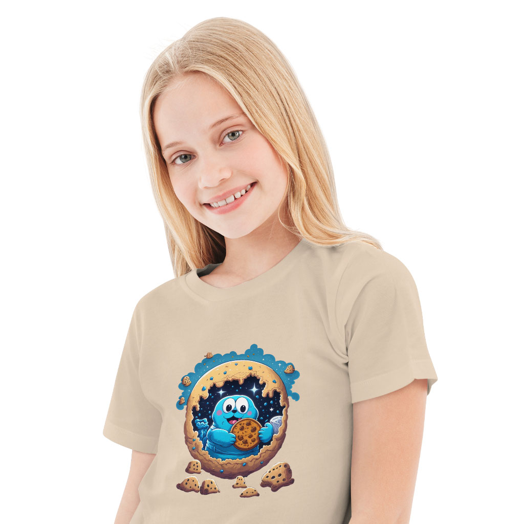 Fairytale Kids' T-Shirt - Cute Cookie T-Shirt - Cute Design Tee Shirt for Kids Clothing Kids' Clothing T-Shirts Color : Black|Natural|White 