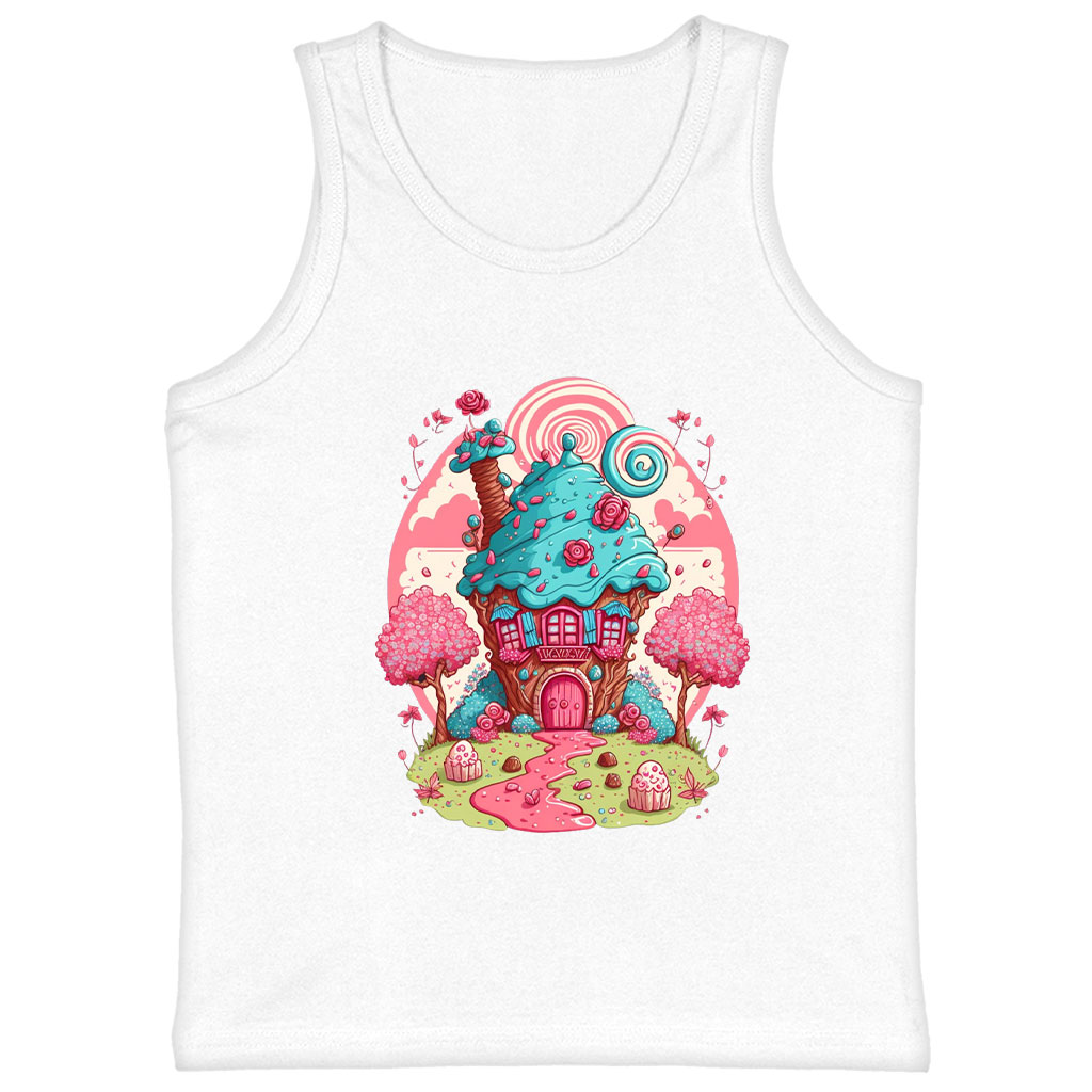 House Graphic Kids' Jersey Tank - Best Art Sleeveless T-Shirt - Printed Kids' Tank Top Clothing Kids' Clothing Tanks Color : Athletic Heather|Black|White 