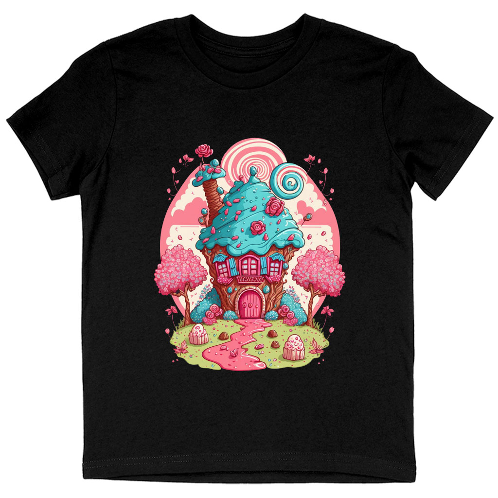 House Graphic Kids' T-Shirt - Best Art T-Shirt - Printed Tee Shirt for Kids Clothing Kids' Clothing T-Shirts Color : Black|Natural|White 