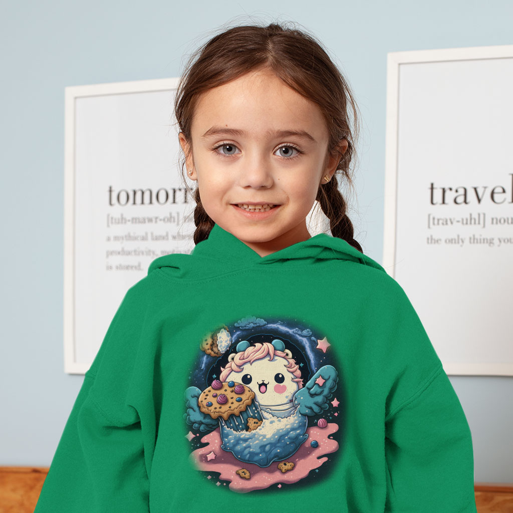 Cookies Toddler Hoodie - Best Graphic Toddler Hooded Sweatshirt - Cute Kawaii Kids' Hoodie Clothing Hoodies Kids' Clothing Color : Black|Kelly|White 