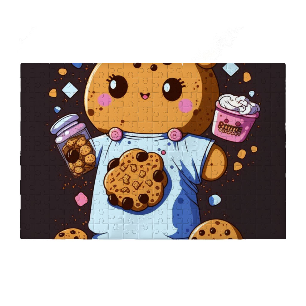 Cookie Heart Puzzles - Cute Anime Jigsaw Puzzle - Cartoon Puzzles Kids & Babies Puzzles Toys & Games  