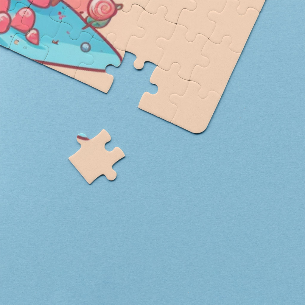 Candy House Design Puzzles - Fantasy Art Jigsaw Puzzle - Artwork Puzzles Kids & Babies Puzzles Toys & Games  