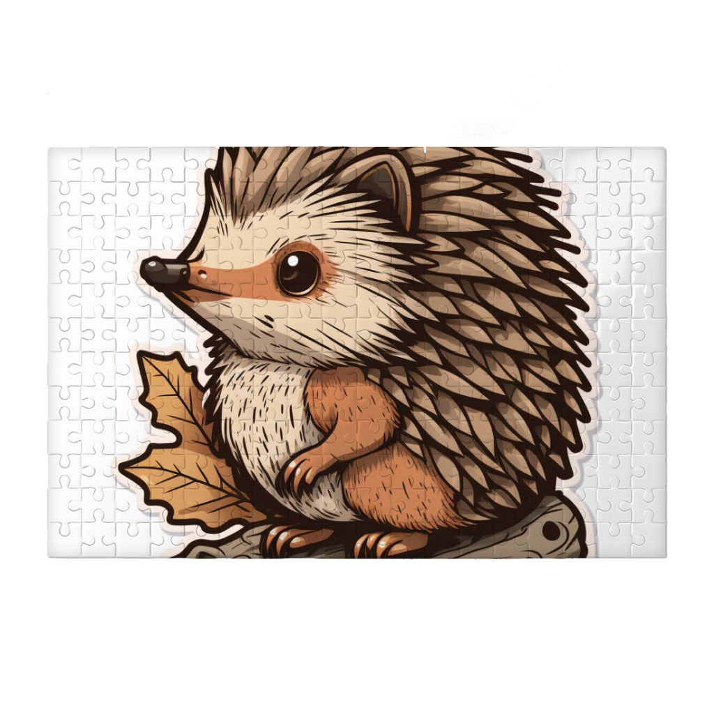 Best Animal Puzzles - Cute Hedgehog Jigsaw Puzzle - Anime Style Puzzles Kids & Babies Puzzles Toys & Games  