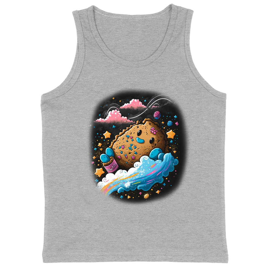 Cookie Kids' Jersey Tank - Cartoon Sleeveless T-Shirt - Themed Kids' Tank Top Clothing Kids' Clothing Tanks Color : Athletic Heather|Black|White 