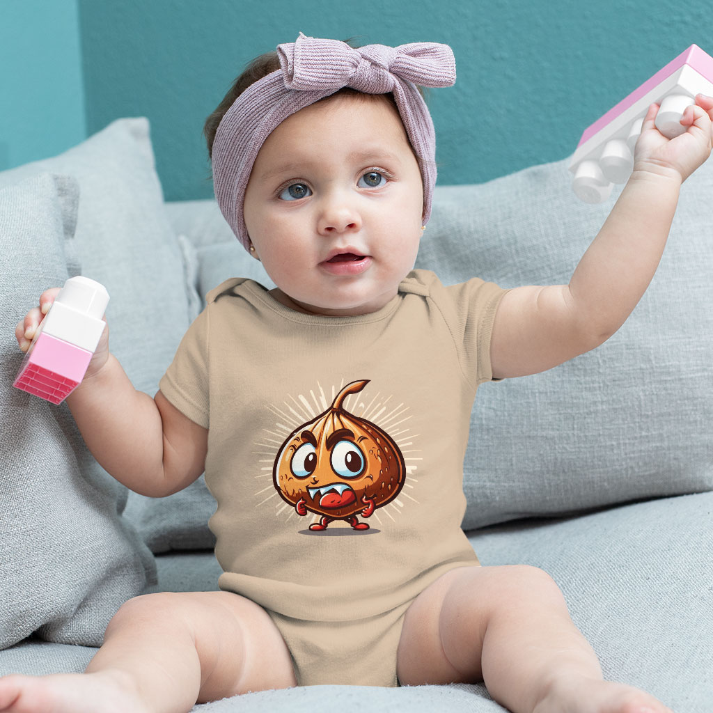 Kawaii Print Baby Jersey Onesie - Funny Design Baby Onesie - Best Design Baby One-Piece Clothing Kids' Clothing Onesies Color : Heather Dust|White|Yellow 