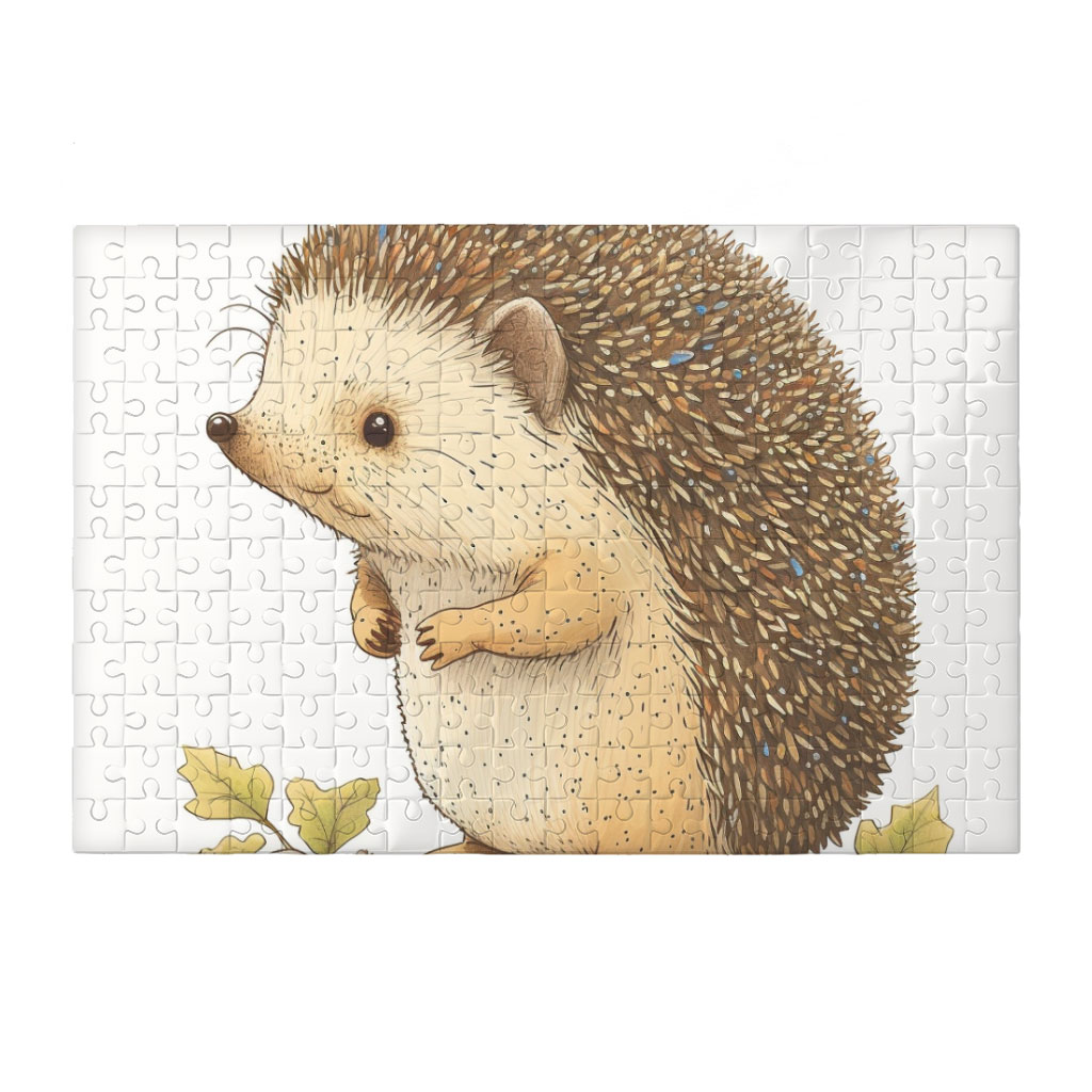 Cute Hedgehog Puzzles - Cute Animal Jigsaw Puzzle - Cute Kawaii Puzzles Kids & Babies Puzzles Toys & Games  