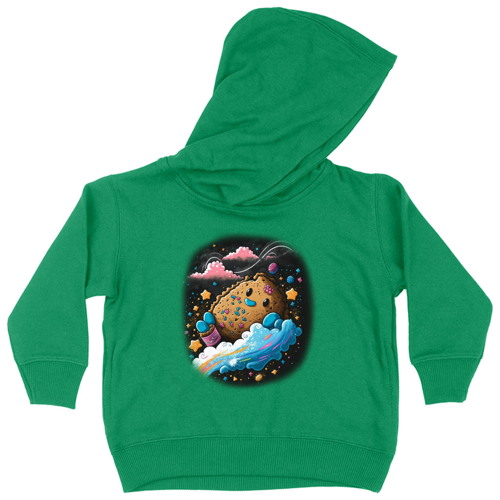 Cookie Toddler Hoodie - Cartoon Toddler Hooded Sweatshirt - Themed Kids' Hoodie Clothing Hoodies Kids' Clothing Color : Black|Kelly|White 
