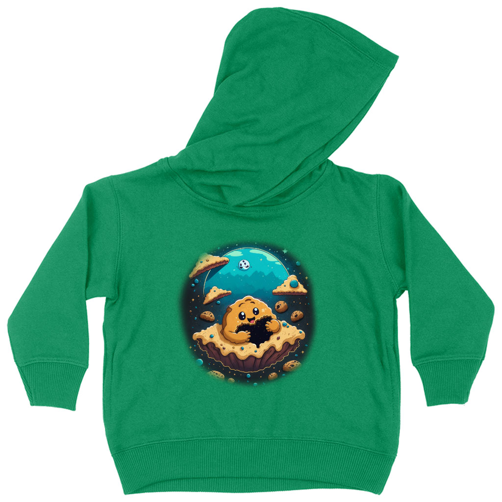 Cookie Print Toddler Hoodie - Cute Toddler Hooded Sweatshirt - Printed Kids' Hoodie Clothing Hoodies Kids' Clothing Color : Black|Kelly|White 