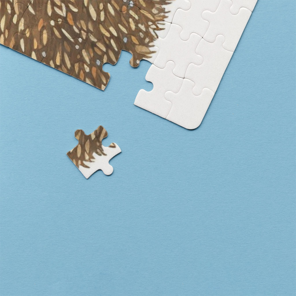 Cute Hedgehog Puzzles - Cute Animal Jigsaw Puzzle - Cute Kawaii Puzzles Kids & Babies Puzzles Toys & Games  