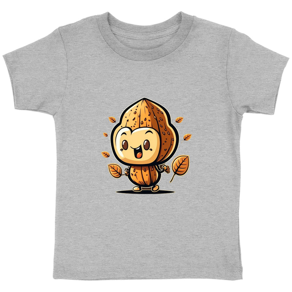 Best Graphic Toddler T-Shirt - Nut Print Kids' T-Shirt - Creative Tee Shirt for Toddler Clothing Kids' Clothing T-Shirts Color : Athletic Heather|Heather Columbia Blue|Heather Dust 
