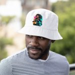 Girl Power Bucket Hat - Unique Hat - Themed Bucket Hat - Image 4