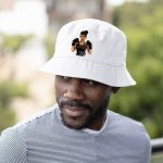 Cartoon Girl Bucket Hat - Cute Hat - Power Bucket Hat - Image 4