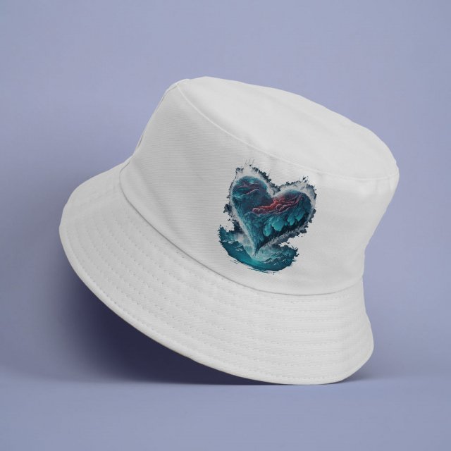 Winter Graphic Bucket Hat - Art Hat - Unique Bucket Hat - Image 3