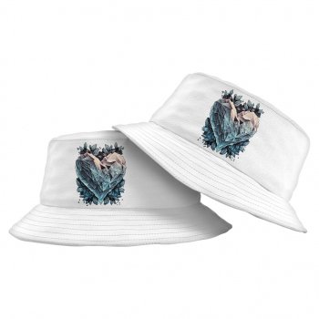 Beautiful Art Bucket Hat – Heart Hat – Snow Bucket Hat