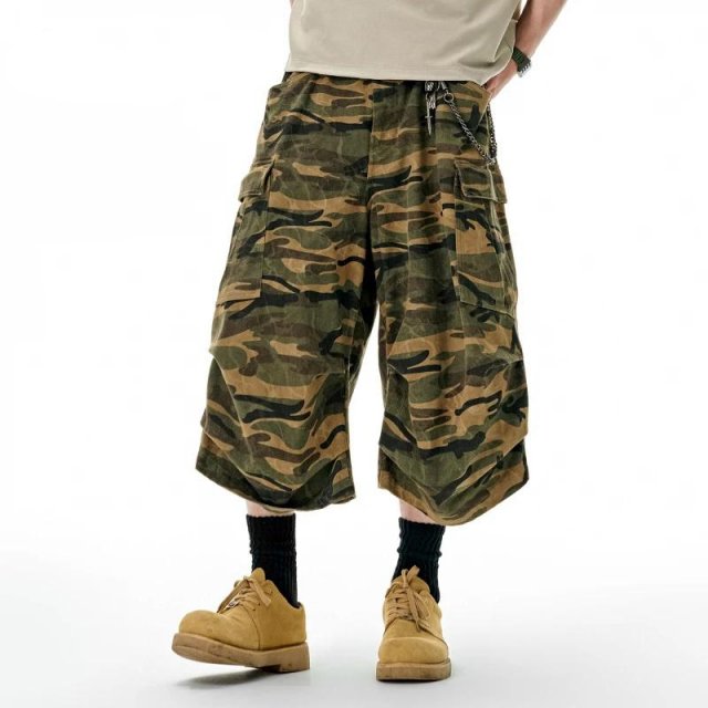 Men's Jungle Camo Cargo Shorts