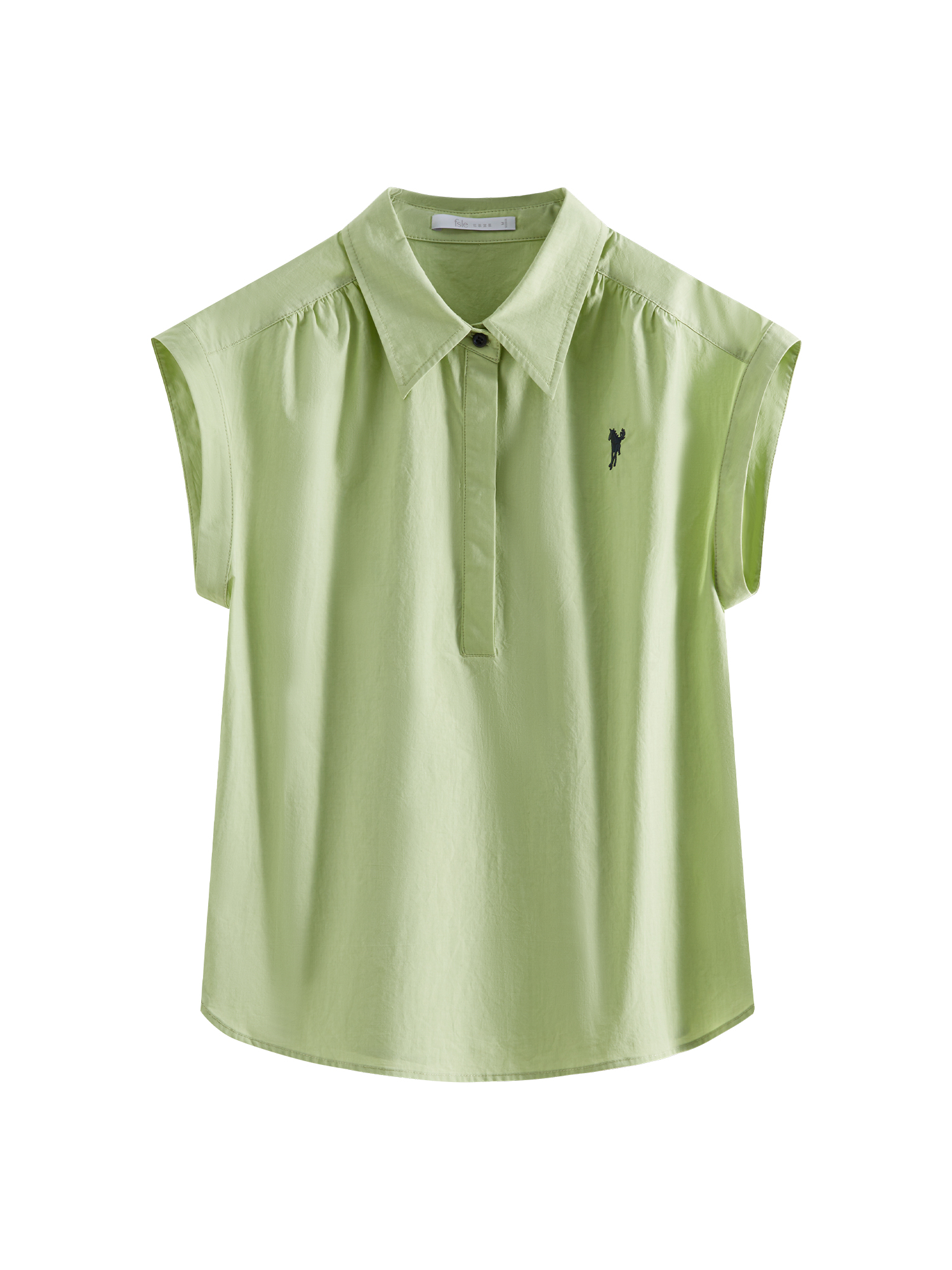 Chic Cotton Sleeveless Polo Shirt for Women – Summer Casual Top 8