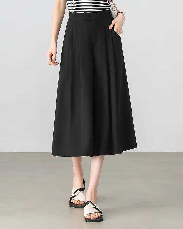 High Waist Wide Leg Skirt Pants 6