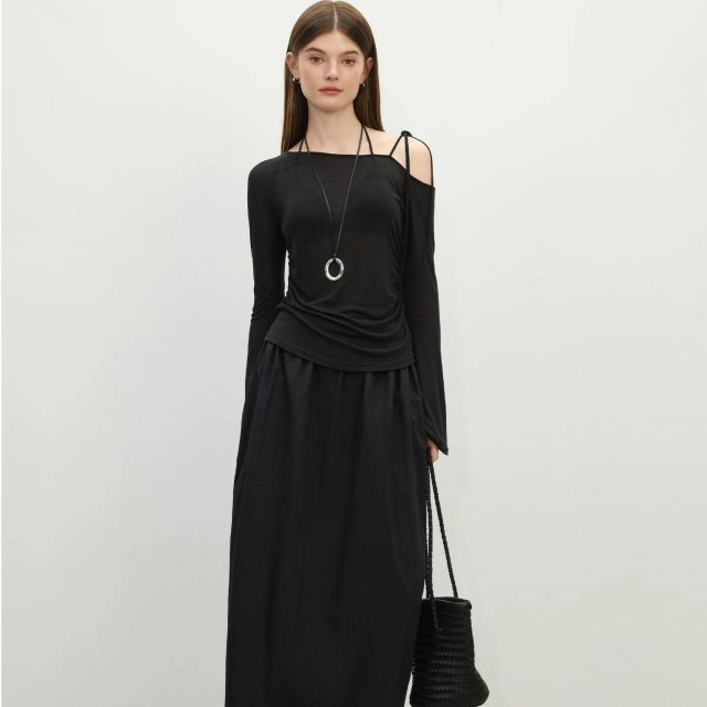 Summer Off-Shoulder Women's Tee